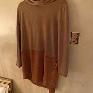 ONLY WORN ONCE COLOR BLOCK SWEATER DRESS